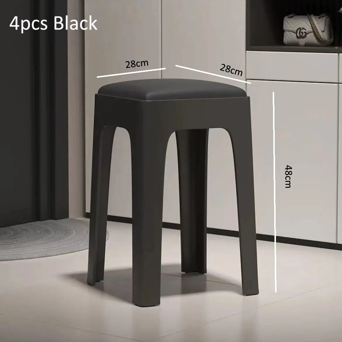 Stackable Plastic Dining Chairs