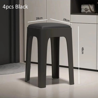 Stackable Plastic Dining Chairs
