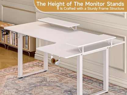 Nexus Pro 4-Leg Electric L-Shaped Standing Desk