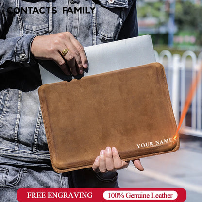 Cow Leather Laptop Sleeve