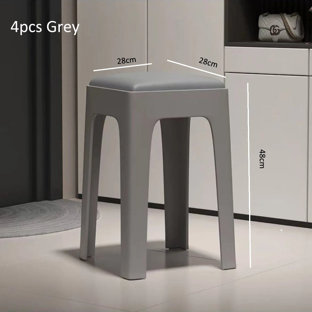 Stackable Plastic Dining Chairs