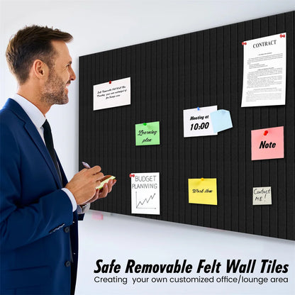 BlackFelt 6pc Office Wall Board Set