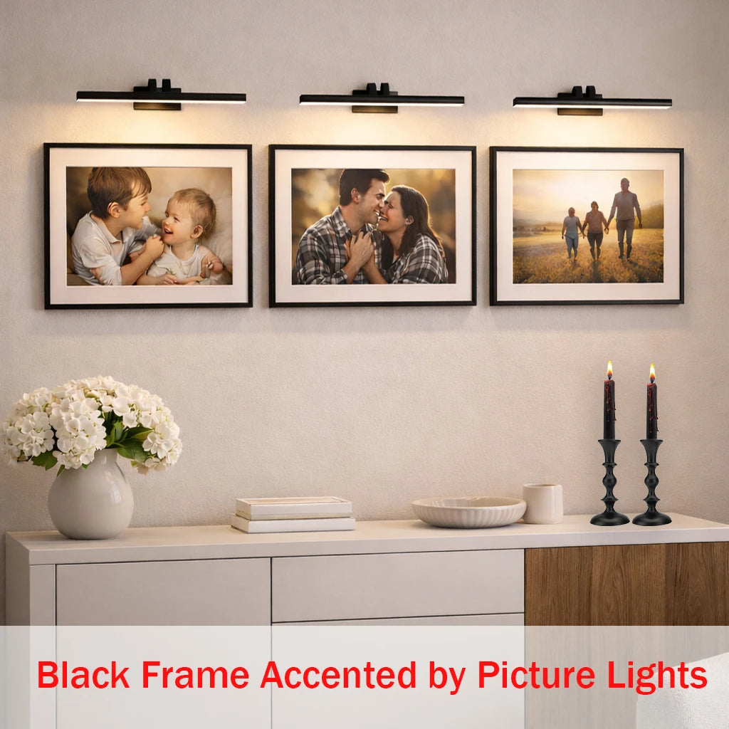Aluminum Picture Frames Set (3-Pack)