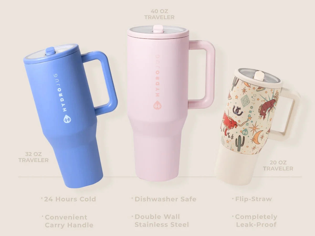Insulated Tumbler with Flip Straw