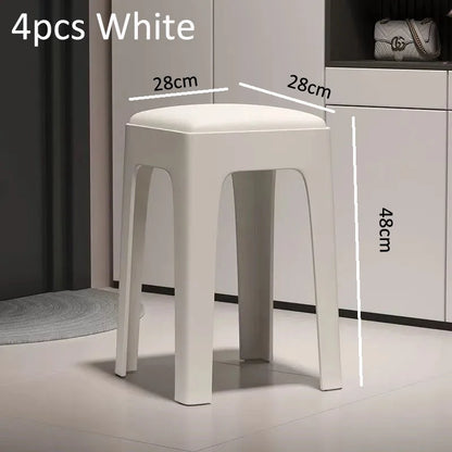 Stackable Plastic Dining Chairs