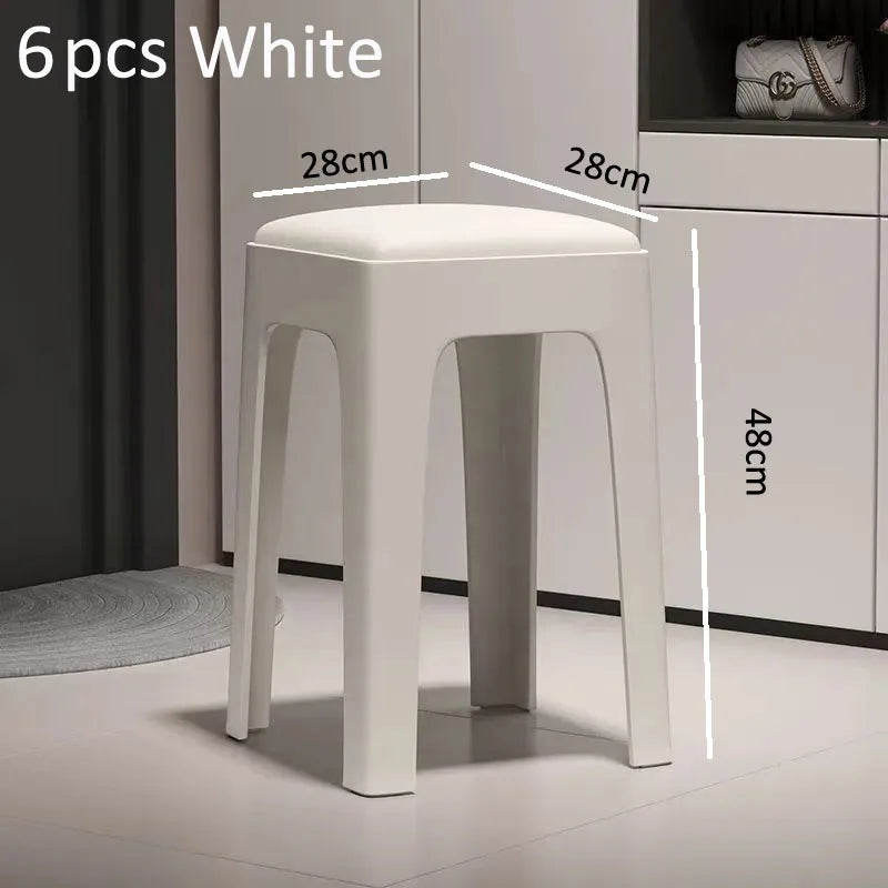 Stackable Plastic Dining Chairs