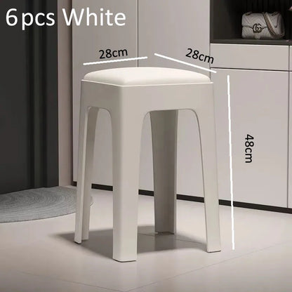Stackable Plastic Dining Chairs