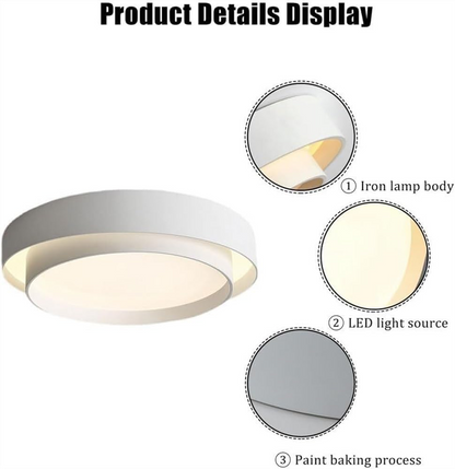 Nordic Round LED Flush Ceiling Light