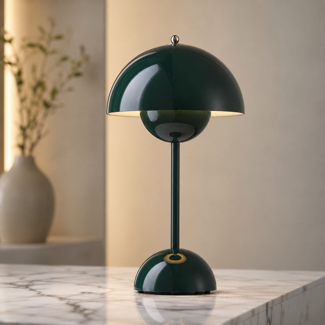 Modern Bulb Ceramic Table Lamp