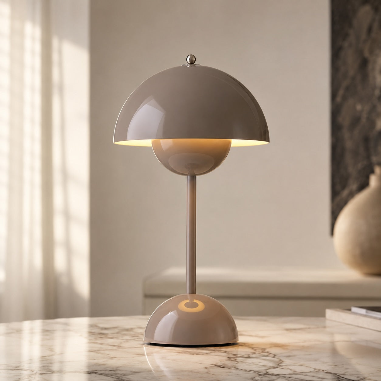 Modern Bulb Ceramic Table Lamp