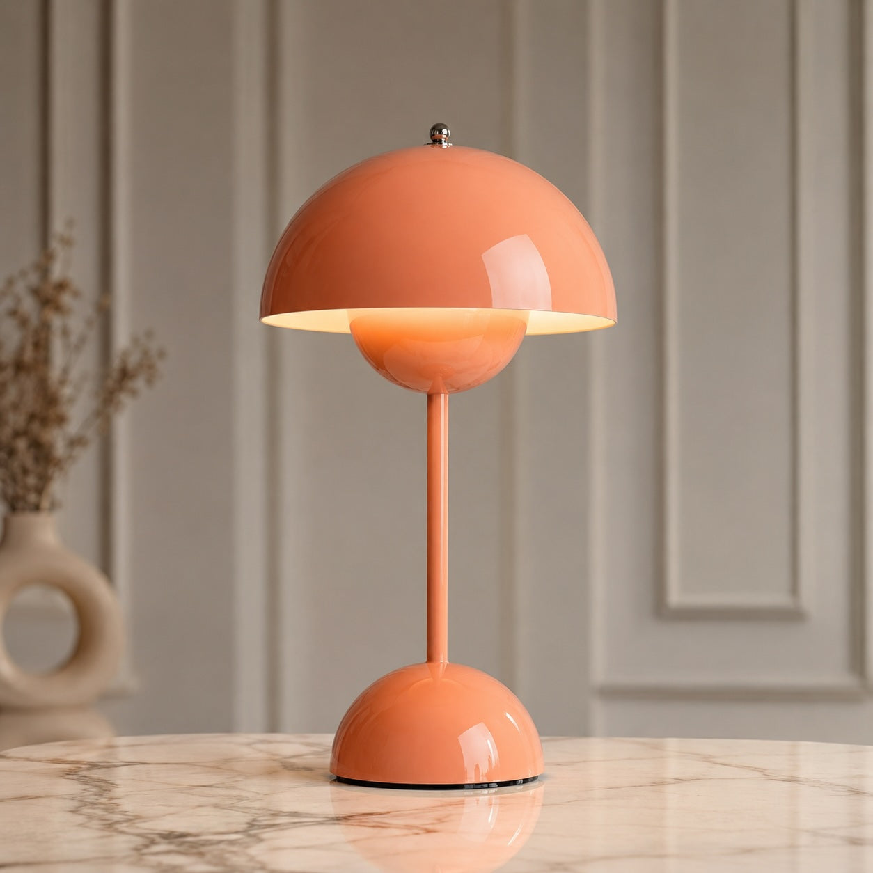 Modern Bulb Ceramic Table Lamp