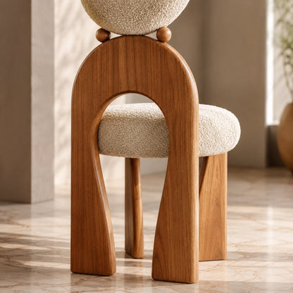 Alette Arched Wooden Dining Chair