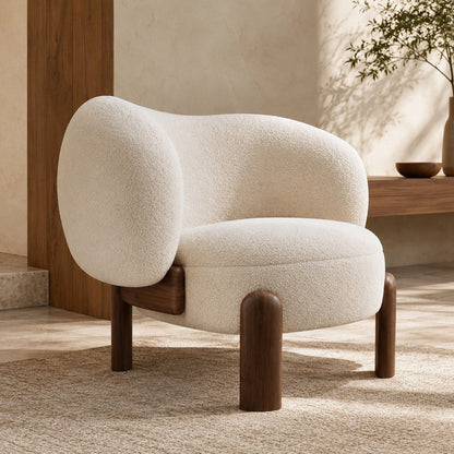 Mats Contemporary Curved Armchair