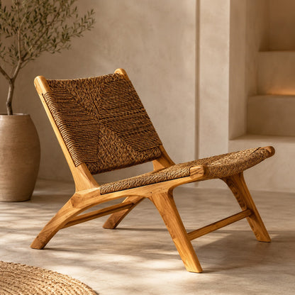 Ane Nordic Ash Wood Sofa Chair
