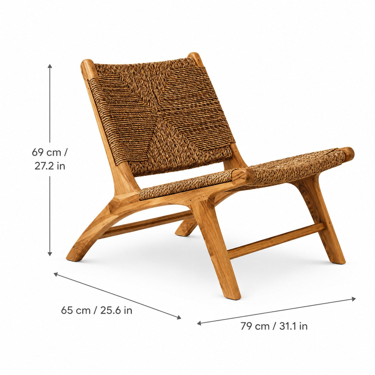 Ane Nordic Ash Wood Sofa Chair