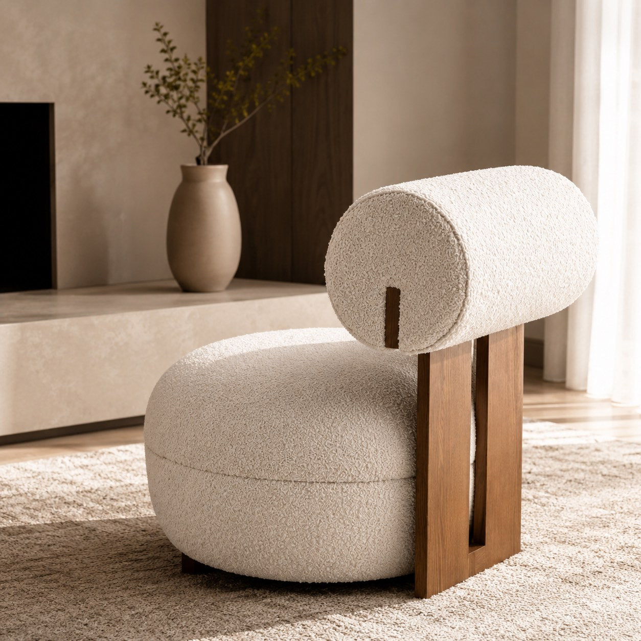 Cosmo Cylindrical Back Dining Chair