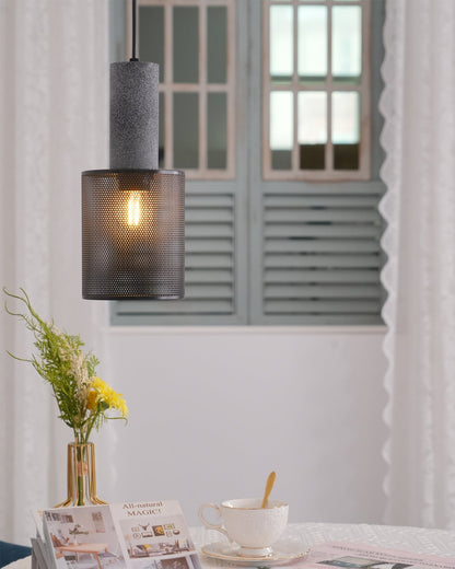 Industrial Concrete Pendant Light