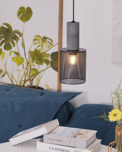 Industrial Concrete Pendant Light