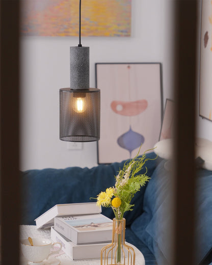 Industrial Concrete Pendant Light