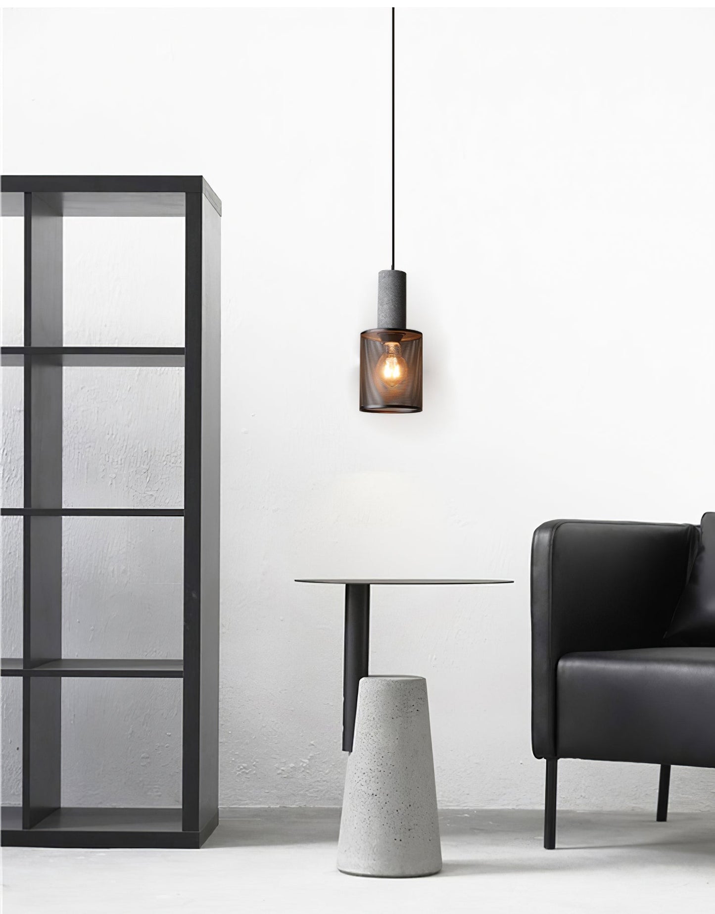 Industrial Concrete Pendant Light