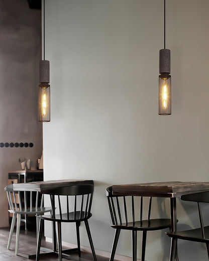 Industrial Concrete Pendant Light