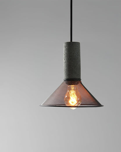 Industrial Concrete Pendant Light