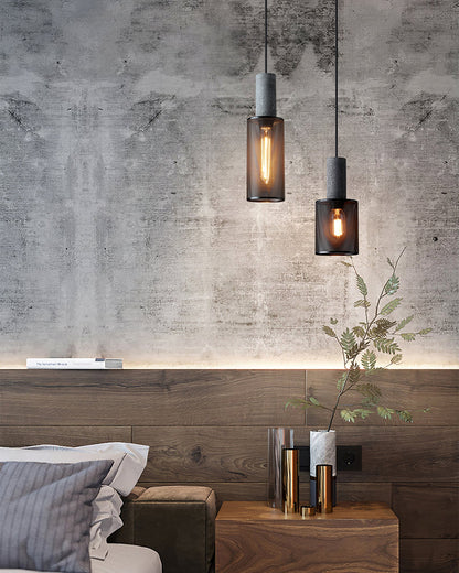 Industrial Concrete Pendant Light