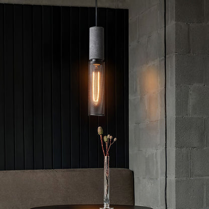 Industrial Concrete Pendant Light