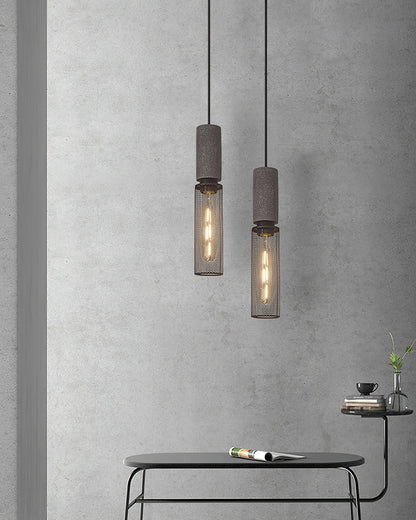 Industrial Concrete Pendant Light