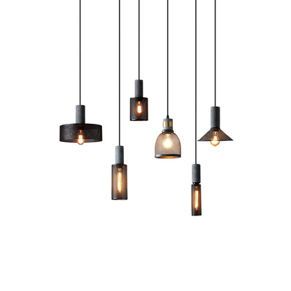 Industrial Concrete Pendant Light