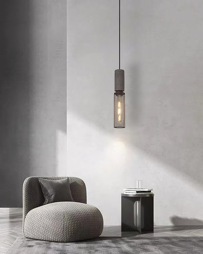 Industrial Concrete Pendant Light
