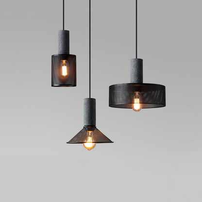 Industrial Concrete Pendant Light