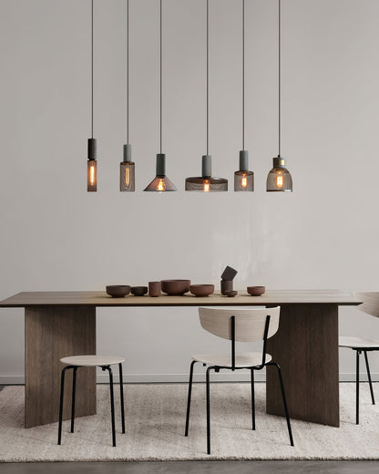 Industrial Concrete Pendant Light