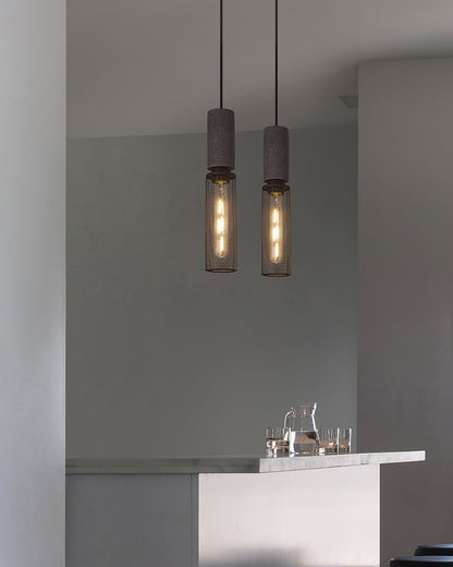 Industrial Concrete Pendant Light