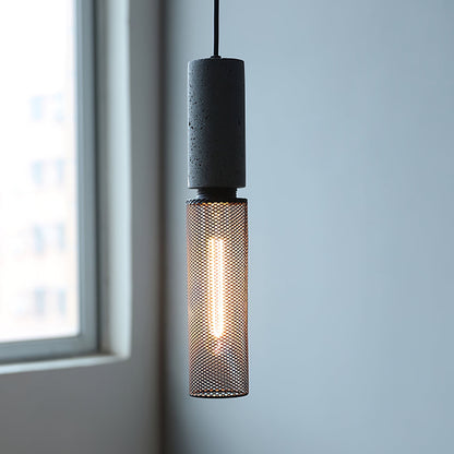 Industrial Concrete Pendant Light