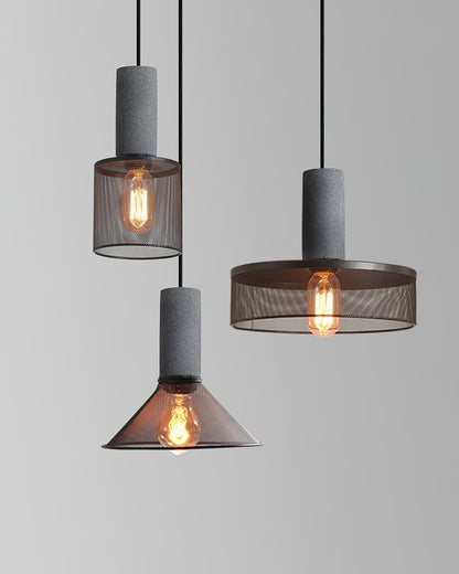 Industrial Concrete Pendant Light