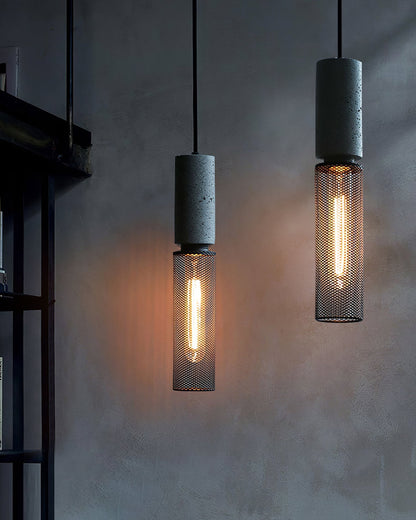 Industrial Concrete Pendant Light