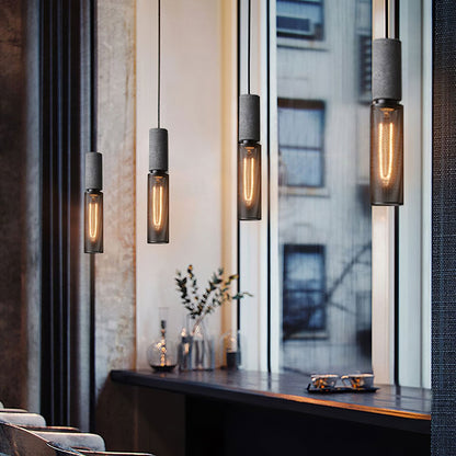 Industrial Concrete Pendant Light
