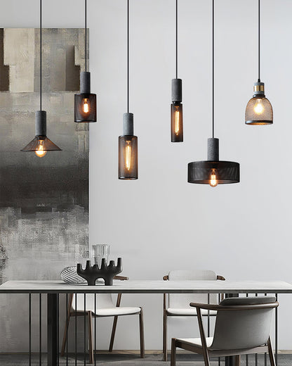 Industrial Concrete Pendant Light