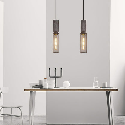 Industrial Concrete Pendant Light