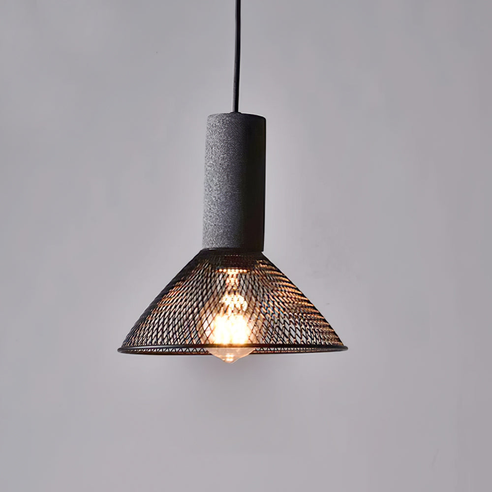 Industrial Concrete Pendant Light