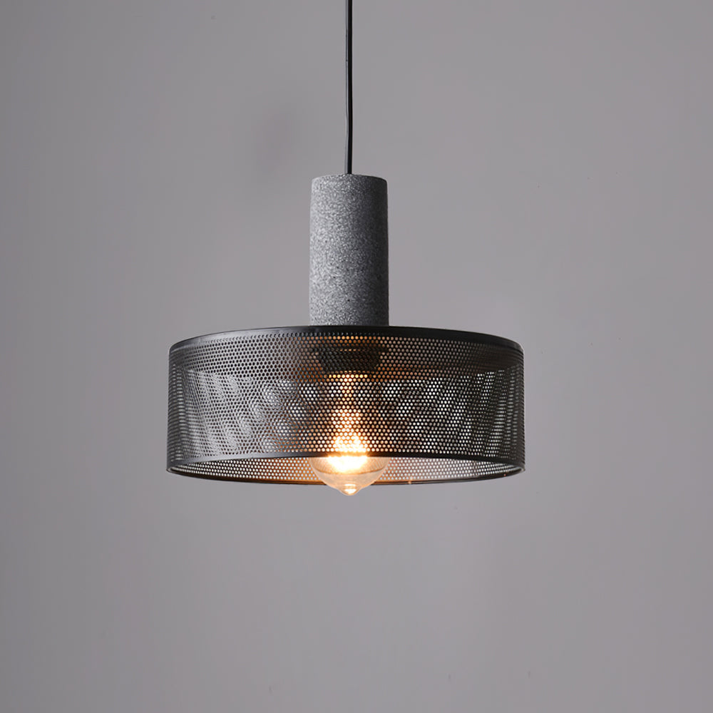 Industrial Concrete Pendant Light