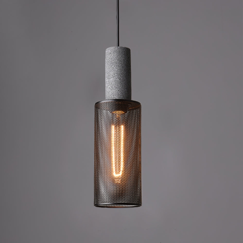 Industrial Concrete Pendant Light