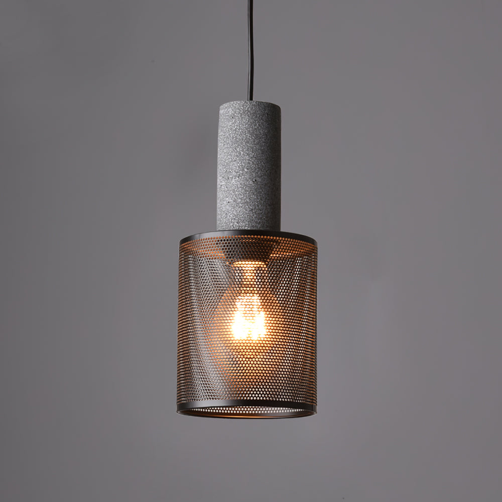 Industrial Concrete Pendant Light
