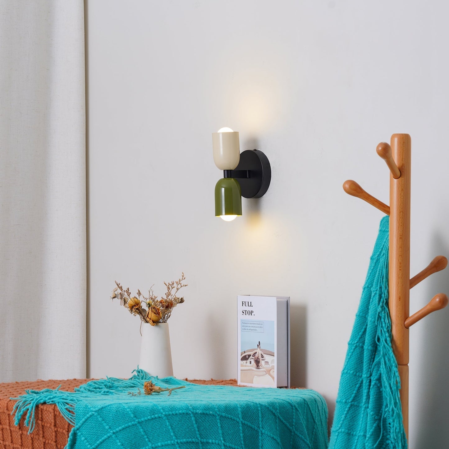 Colorful Macaron Bedside Wall Lamp
