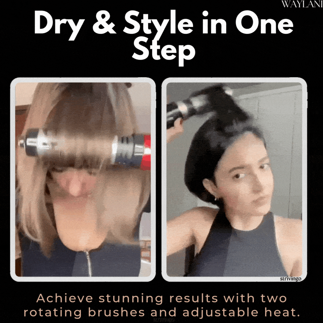 3-in-1 Rotating Hot Air Styling Brush