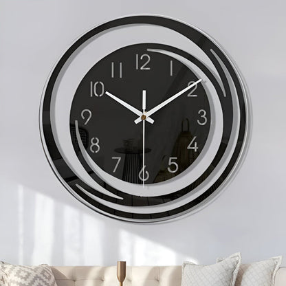 Sorana Black Acrylic Wall Clock