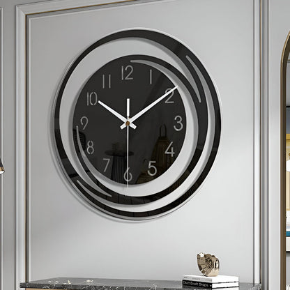 Sorana Black Acrylic Wall Clock