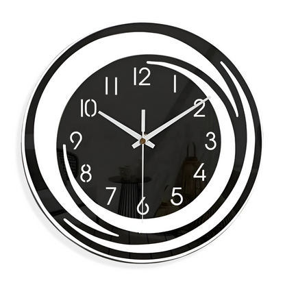 Sorana Black Acrylic Wall Clock