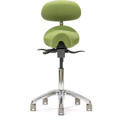 Western Saddle Seat Chair with Lumbar Back